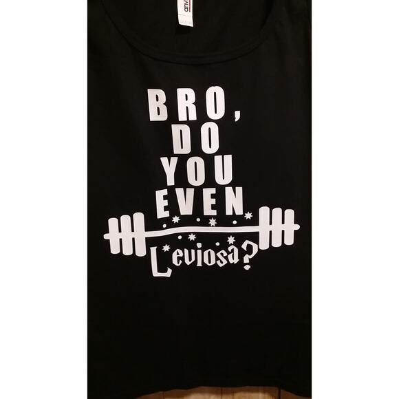 Wizarding world work out Tank top ladies L Bro do you even Leviosa - Picture 2 of 4